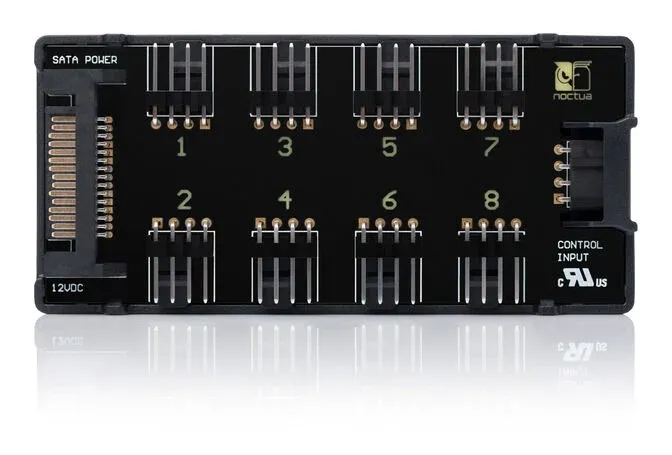 Controlador e Hub Noctua NA-FH1 8x Ventoinhas