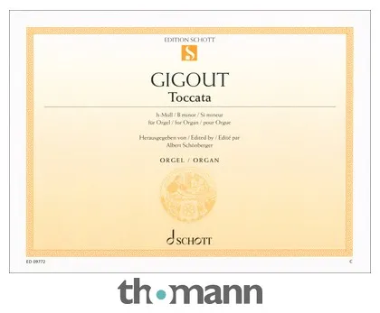 Schott Gigout Toccata h-Moll