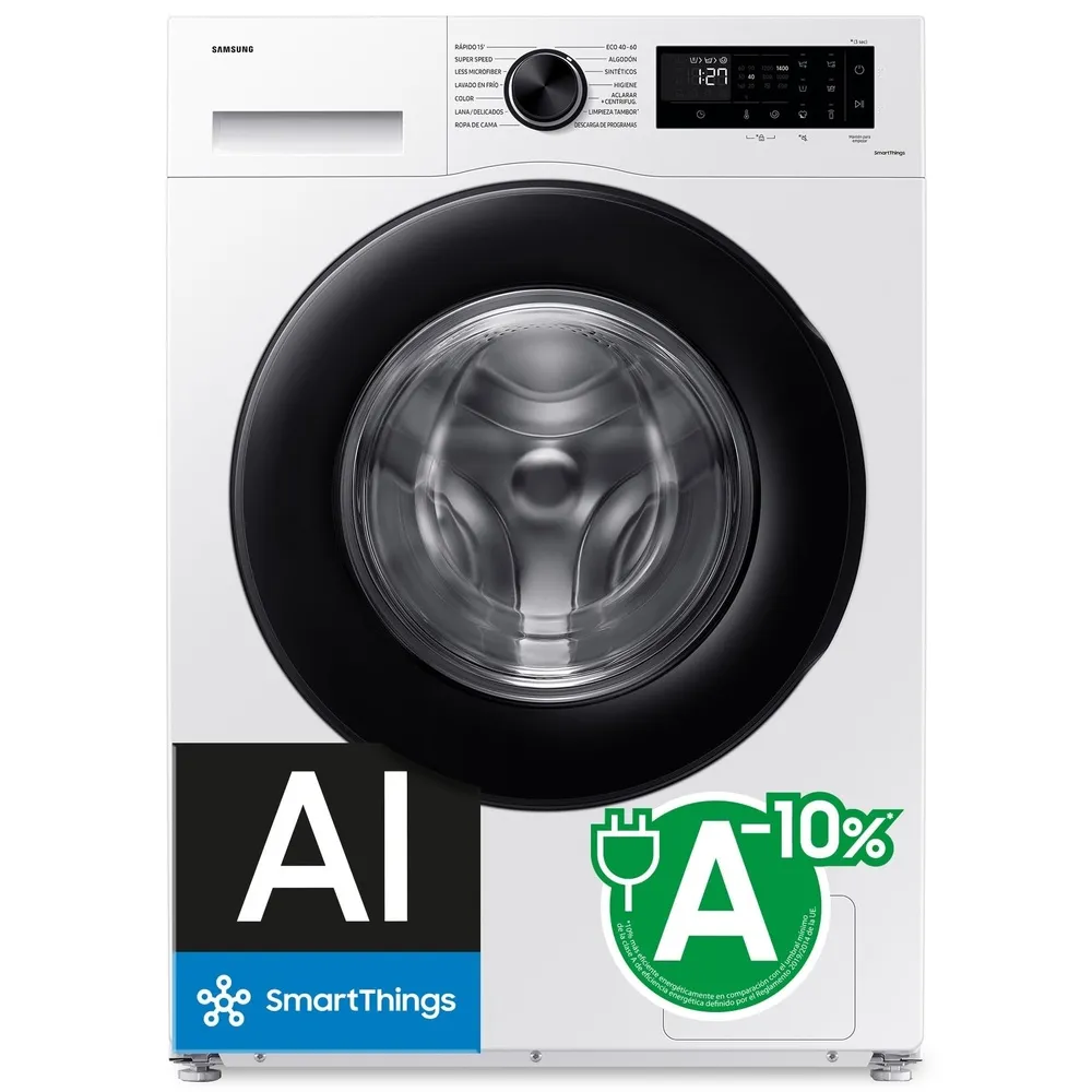 MÁQUINA DE LAVAR ROUPA SAMSUNG WW11DG5B25AEEC 11KG BRANCO
