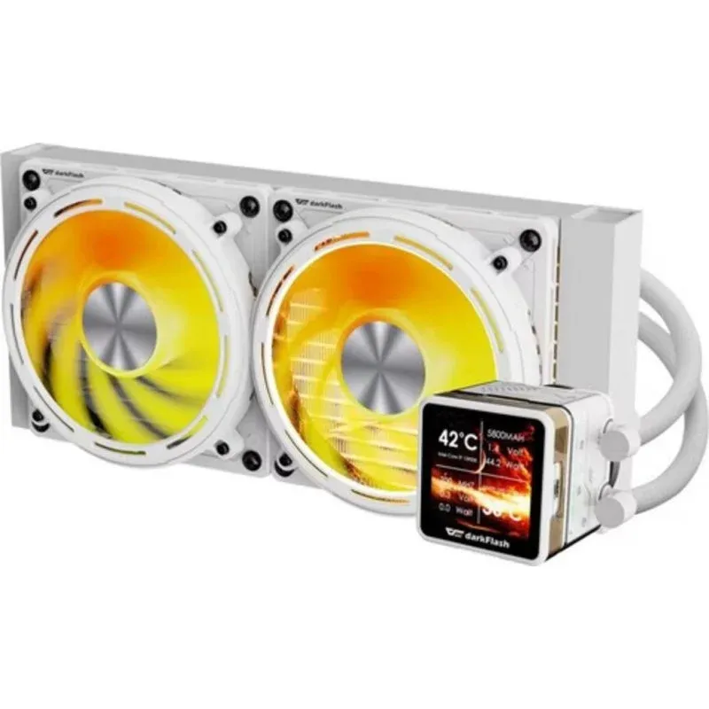 Refrigeración Líquida Darkflash DE240 240mm 2 Ventiladores ARGB Ecrã IPS