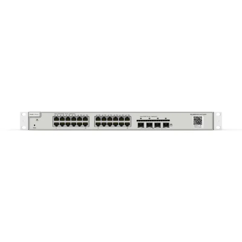 Switch Ruijie Reyee PoE Cloud Layer 3 24 Portas PoE 4x Gigabit SFP - RG-NBS5100-24GT4SFP-P