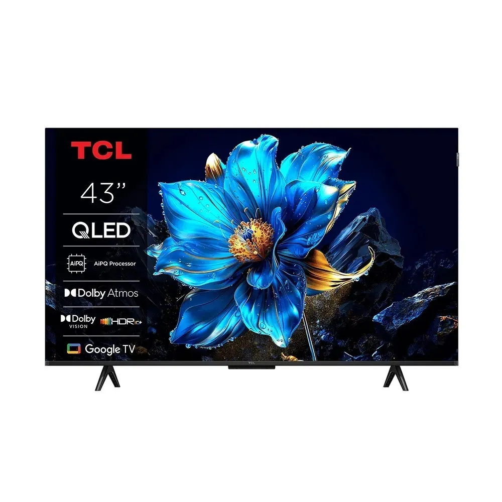 TCL QLED TV 43" 4K UHD GOOGLE TV 43T69C