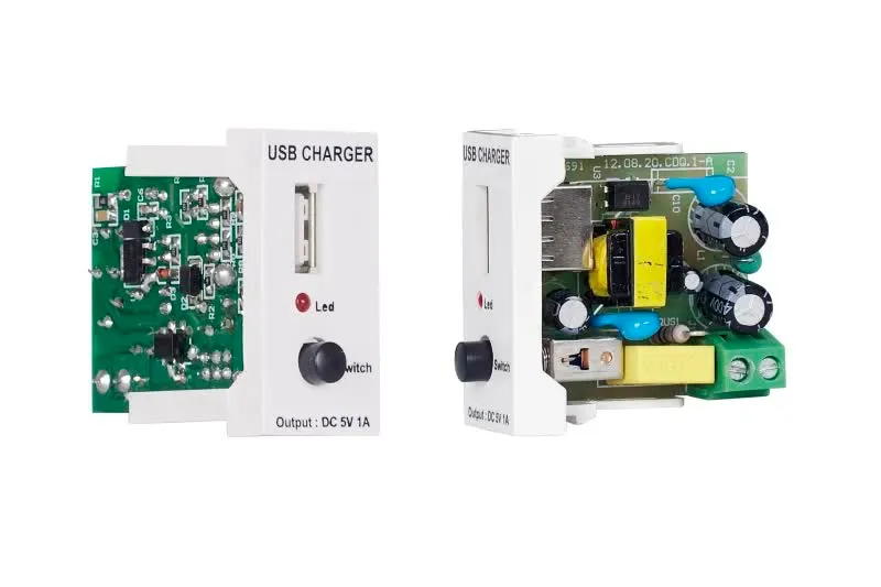 Painel De Ligação Do Carregador Fonestar Femea ½ Usb A - WP-31UC