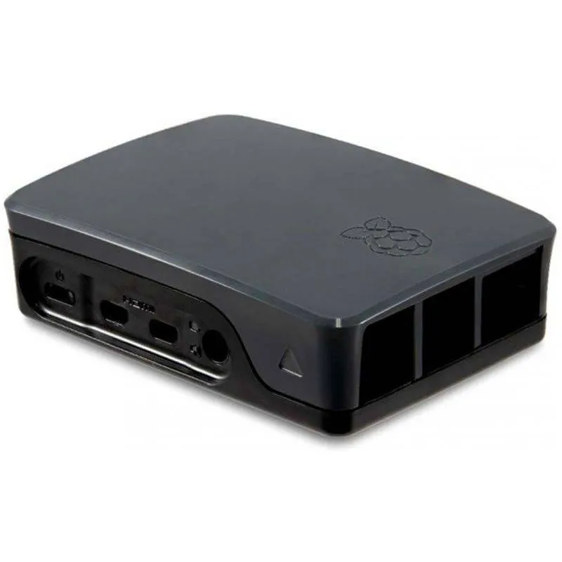 Caixa Oficial Raspberry Pi para Raspberry Pi 4 Preta