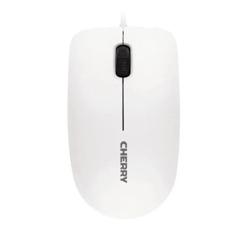 Rato CHERRY MC 1000 Cabo USB 1200 DPI Cinzento Ambidestro Ergonómico Borracha