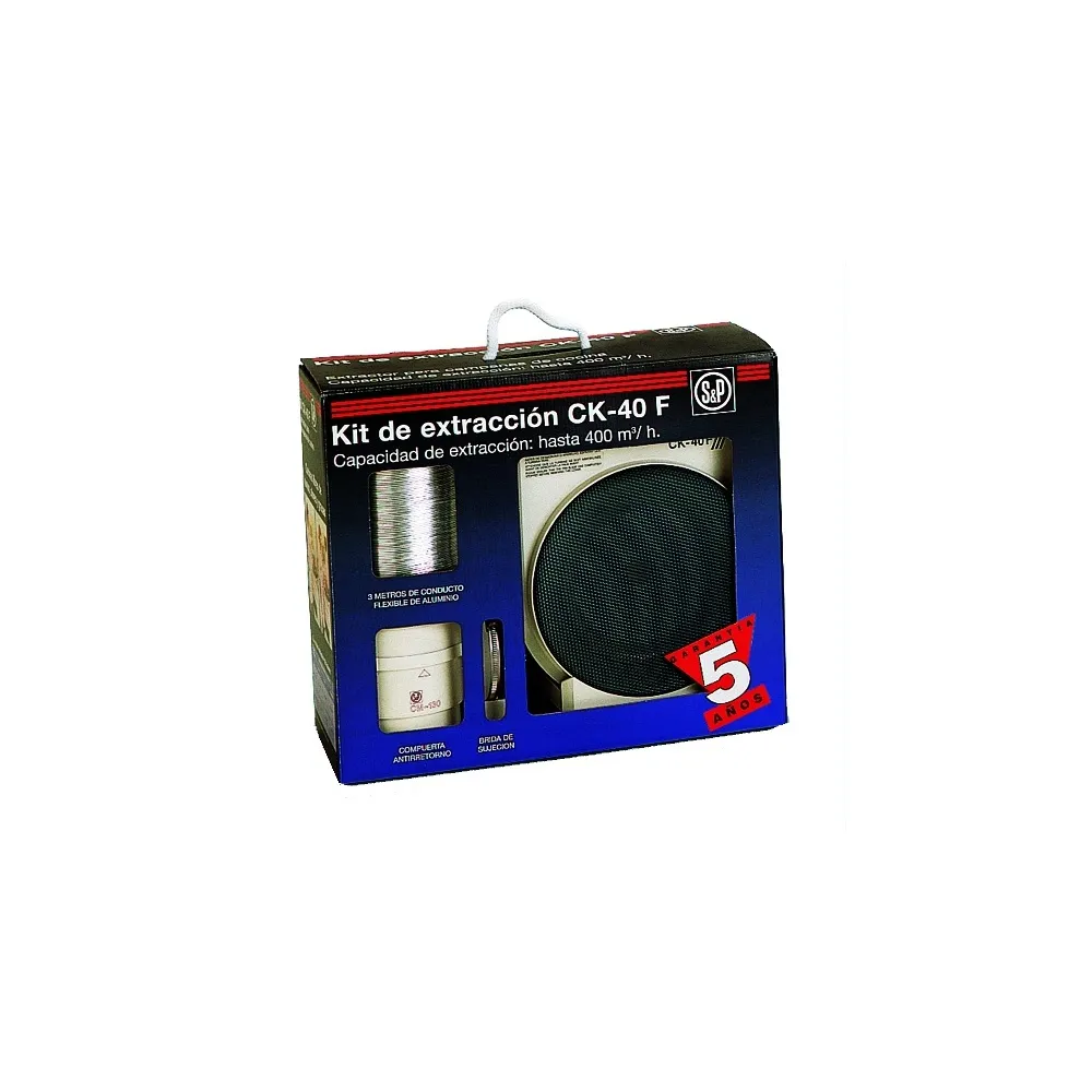 KIT EXTRACTOR COZINHA S&P - CK 40 F - 5211363600