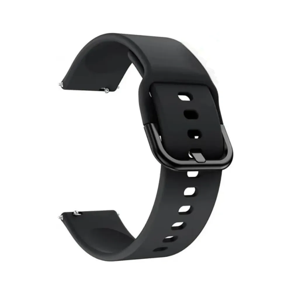 Bracelete Silicone Universal 19mm Preta