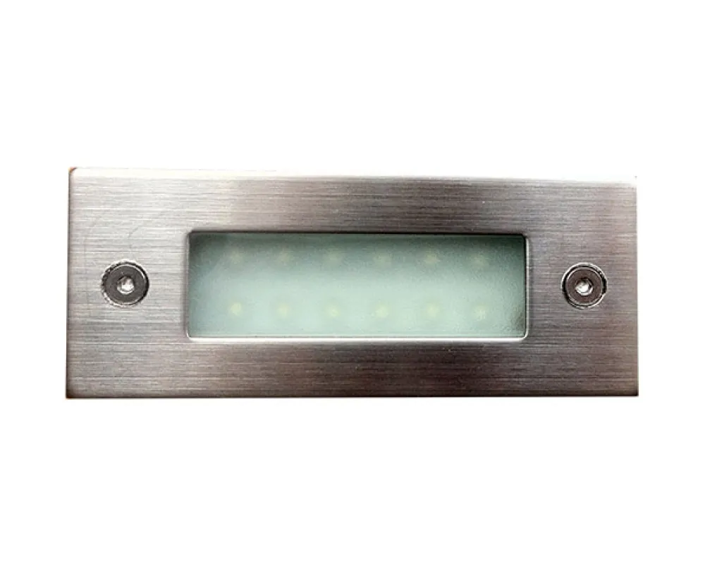 Art System 230V, 12x5mm LED, 1W, IP54, ALU, branco frio 111X44X51mm
