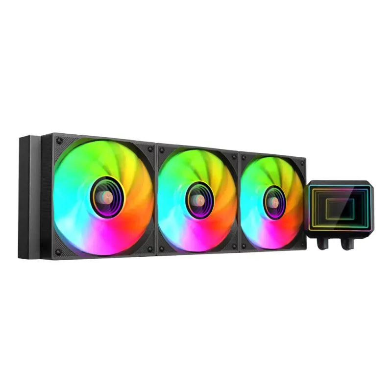 WaterCooler CPU Mars Gaming MLTWO360 ARGB Infinity Mirror Preto