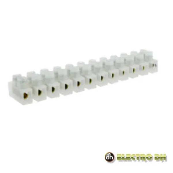 Barra de junção 12 cond 6a/15a sec 1.5mm branco edh