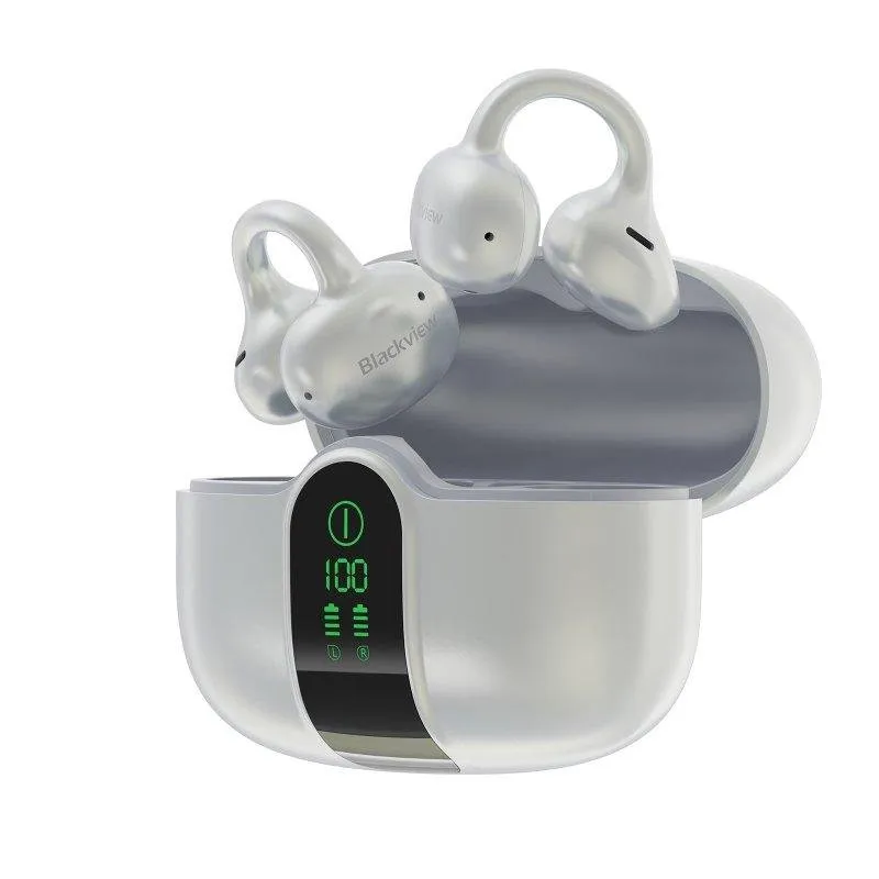 Auriculares Blackview AirBuds 15 Inalámbricos Bluetooth com Cancelamento de Ruído ENC IPX5 Branco