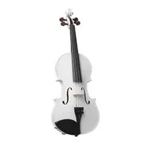 Violino 3/4 Stentor Harlequin Branco Metalizado