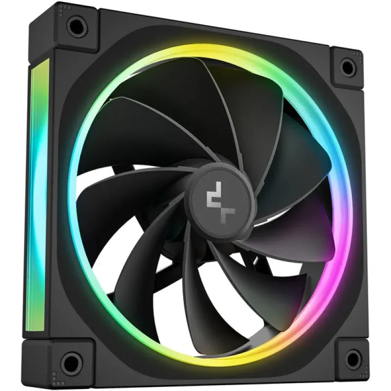 Ventoinha DeepCool FL12R 120mm PWM ARGB Gen2 2150rpm Baixo Ruído Preta