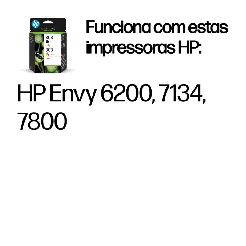 COMBO 2 PACK TINTAS CMYK HP 303