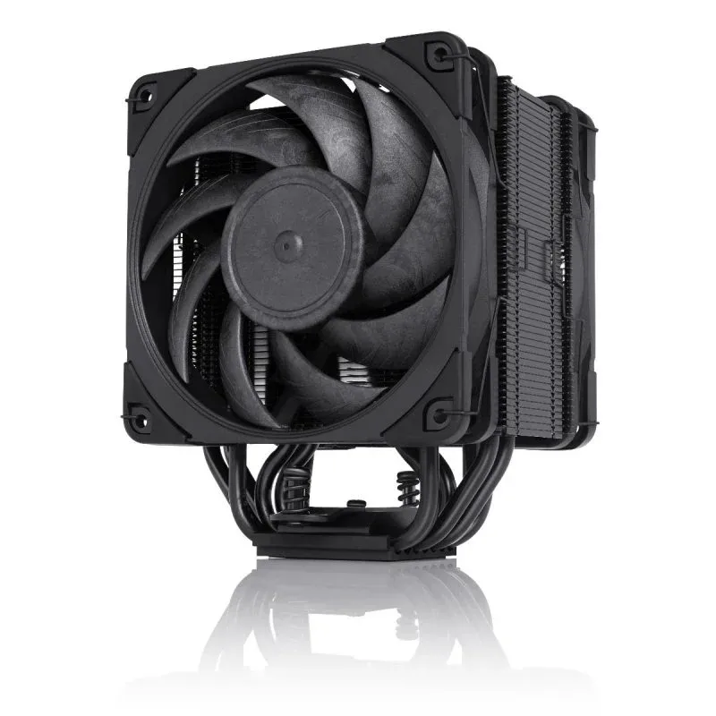 Cooler CPU Noctua Socket Multi-Socket 120mm Refrigeração a Ar NH-U12A chromax.black Preto SSO-Bearing Torre Dupla PWM