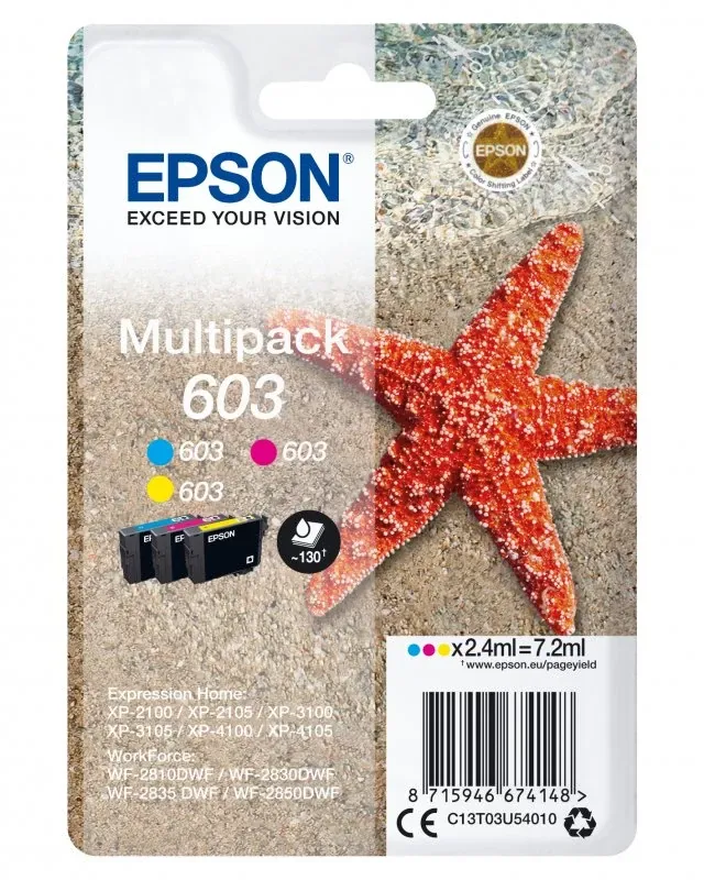 EPSON 1LB Multipack 3-colours 603 Ink w/s