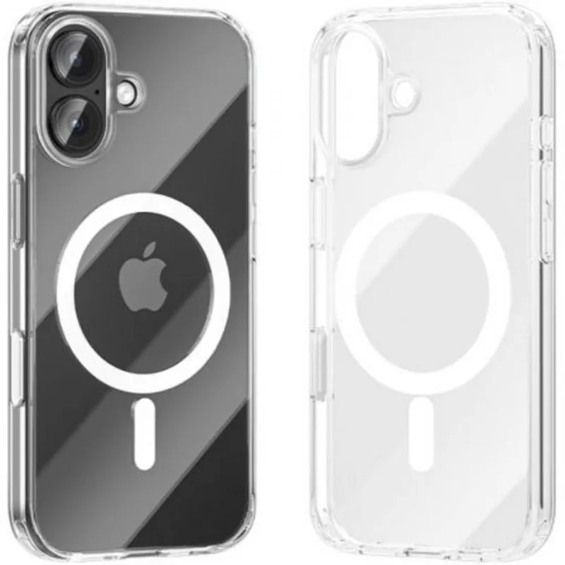 Funda para móvel Vention Concise Impact Dura PC TPU Transparente MagSafe para iPhone 17