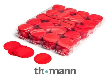 Magic FX Confetti round Ø 55mm Red