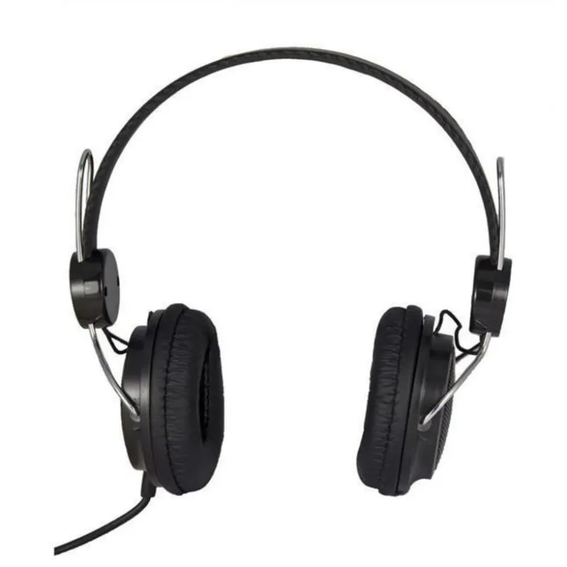 Auriculares MCL CSQ-HEAD/NZ com cabo 3,5 mm para música, preto