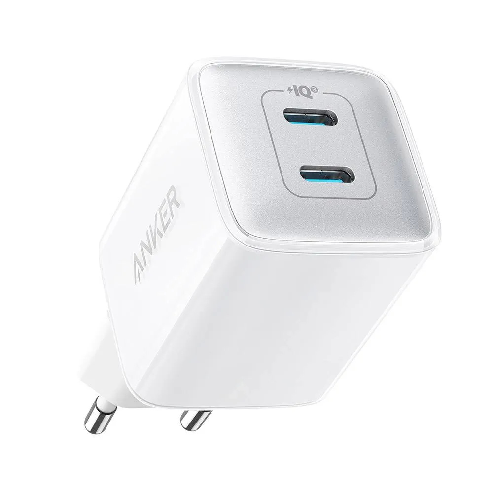 Carregador Anker 521 Charger (Nano Pro) Dual USB-C 40W Branco