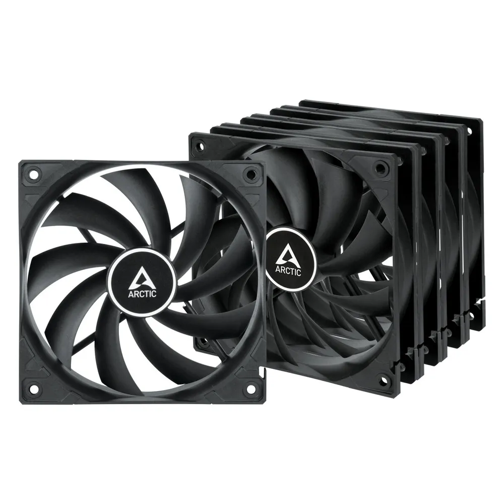 Ventoinha Arctic F12 120mm - Preto (Pack 5)
