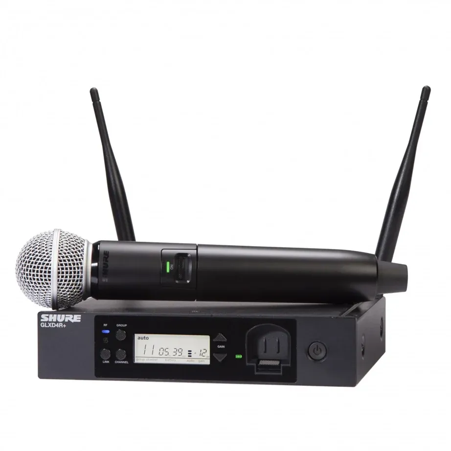Microfone de Mão sem Fios Shure GLXD24+E/SM58-Z4