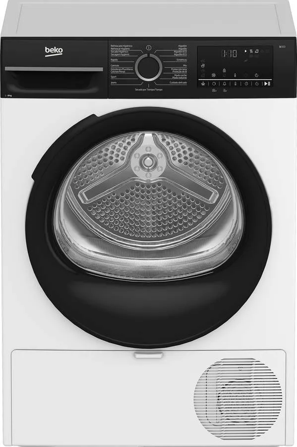 Máquina de Secar Roupa BEKO BM3T48249W (8 kg - Bomba de Calor - Branco)