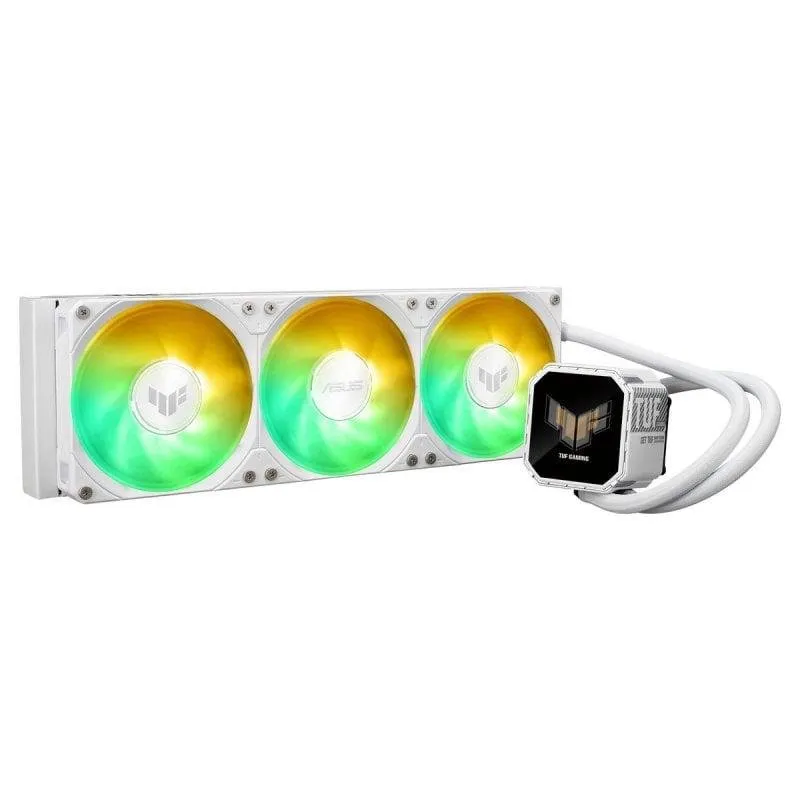 Refrigeração Líquida ASUS TUF Gaming LC III 360 ARGB LCD 3 Ventoinhas Branco