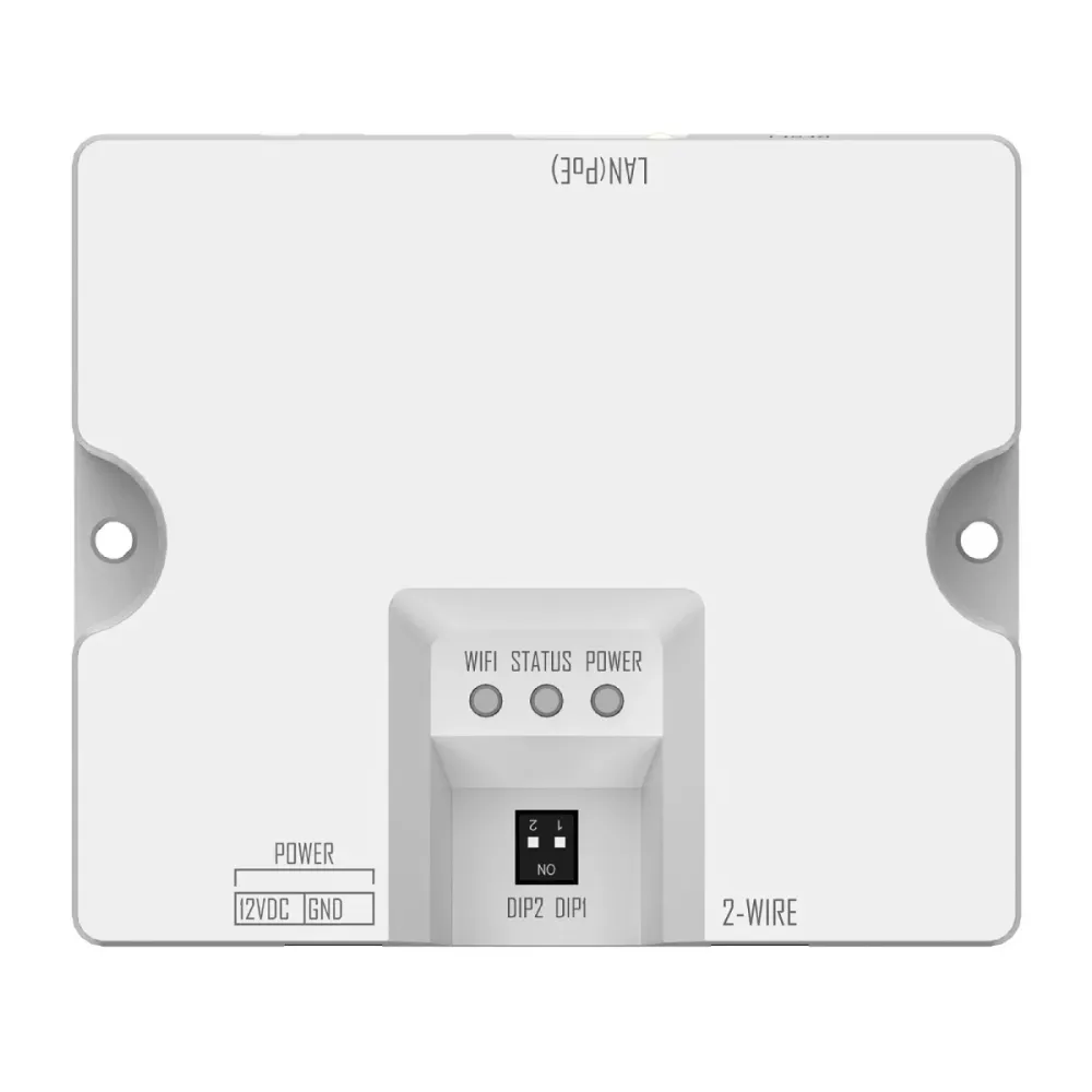 Conversor IP para 2 Fios HD para Integração de Câmaras IP Branco - DS-KAD-E2/E1