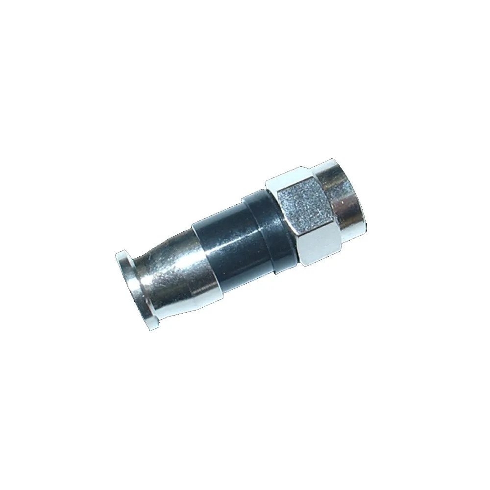 CONECTOR COMPRESSÃO P/RG59 - F TELEVES- (Enc. Min. 50 Unid.)