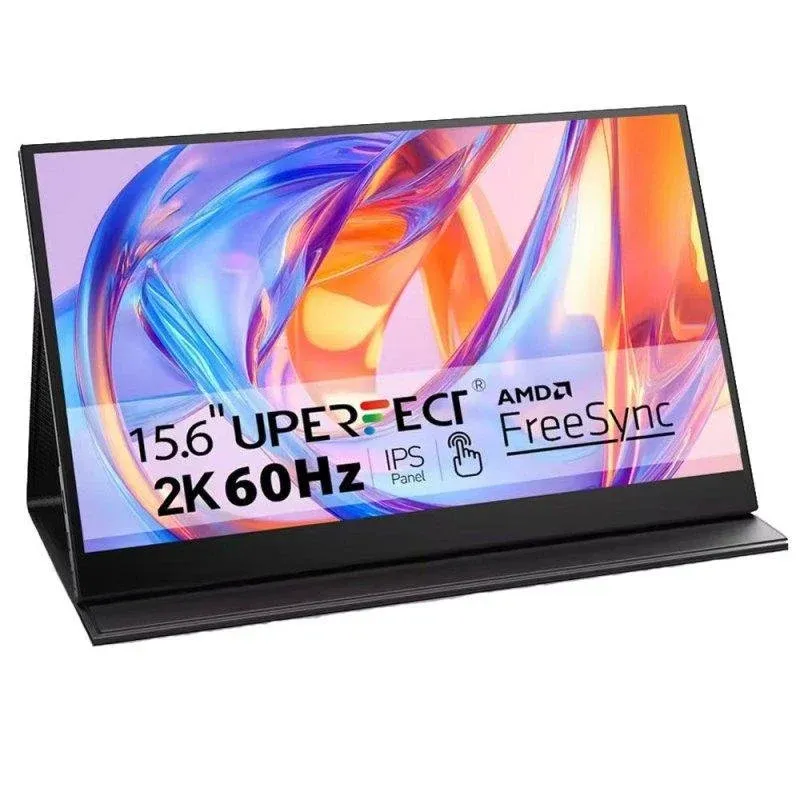 Monitor Uperfect 15.6" QHD 60Hz IPS Tátil FreeSync Mate 10 Toques