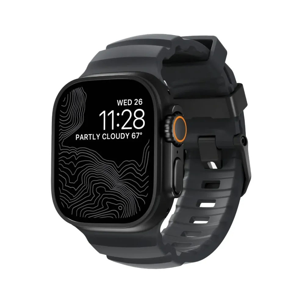 Bracelete Nomad Rocky Point Apple Watch 46mm Cinzento