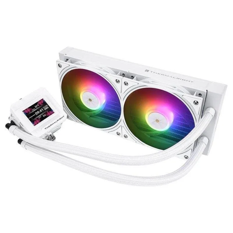 Refrigeração Líquida Thermalright Frozen Warframe 240mm 2 Ventoinhas ARGB LCD
