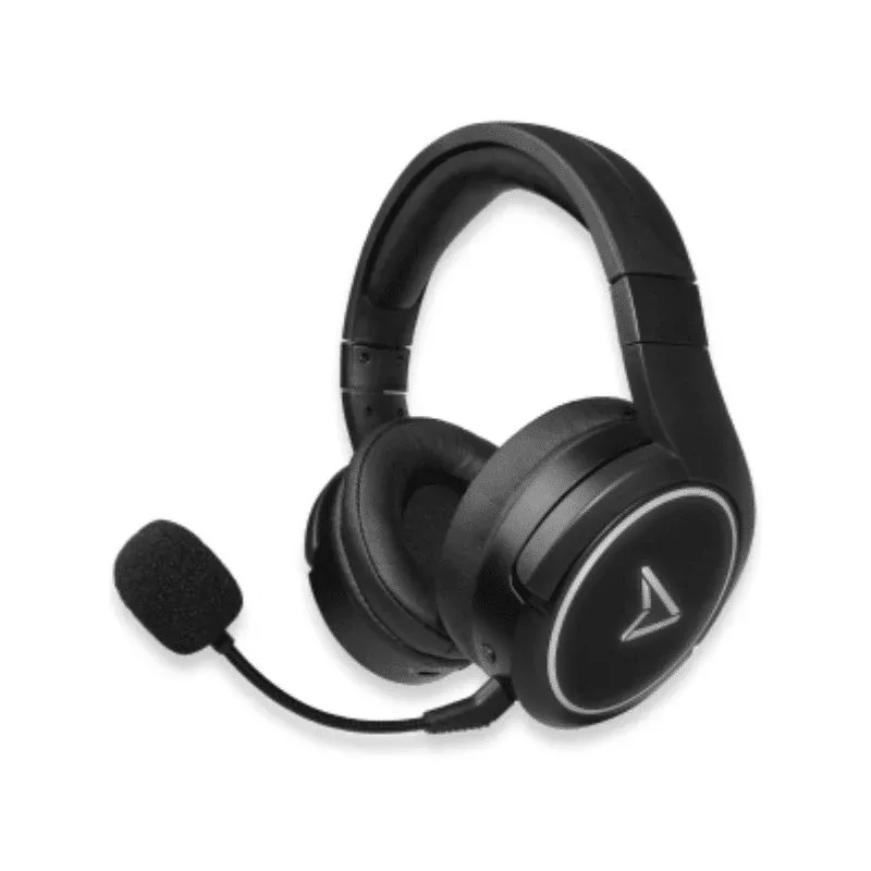 Auricular sem fios para jogos Steelplay RGB Bluetooth 5.1 com banda de cabeça multiplataforma