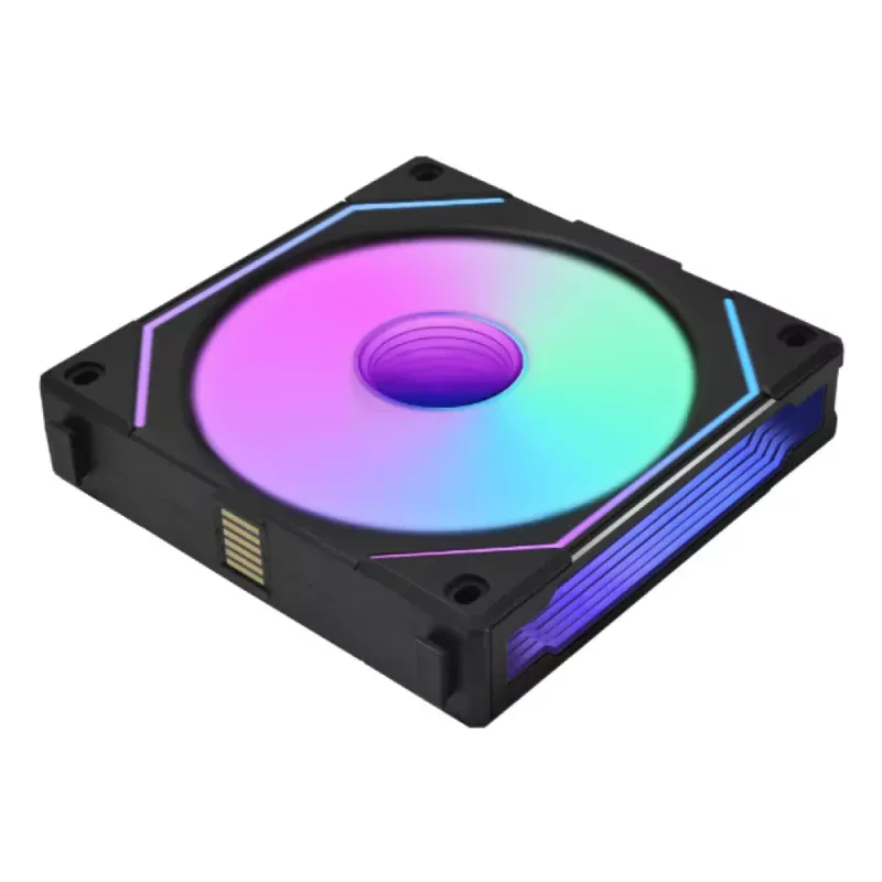 Ventoinha Lian Li UNI FAN SL120 Infinity Wireless RGB Reverse Blade PWM Preto 120mm