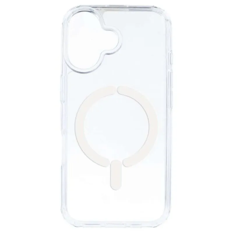Funda para móvel Transparente Compatível com MagSafe Antichoque para iPhone 16 Plus