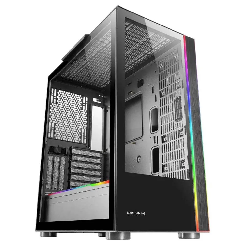Caixa Extended-ATX Mars Gaming MC-Ultra XXL ARGB Vidro Temperado Preta