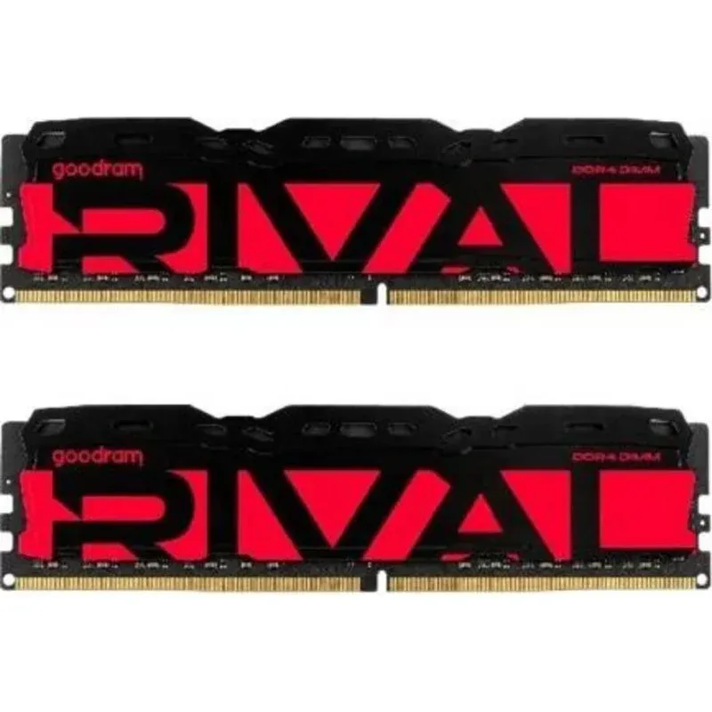 Memória RAM Goodram Rival Radiant 16GB 2x8GB DDR4 3200MHz CL16 Vermelha