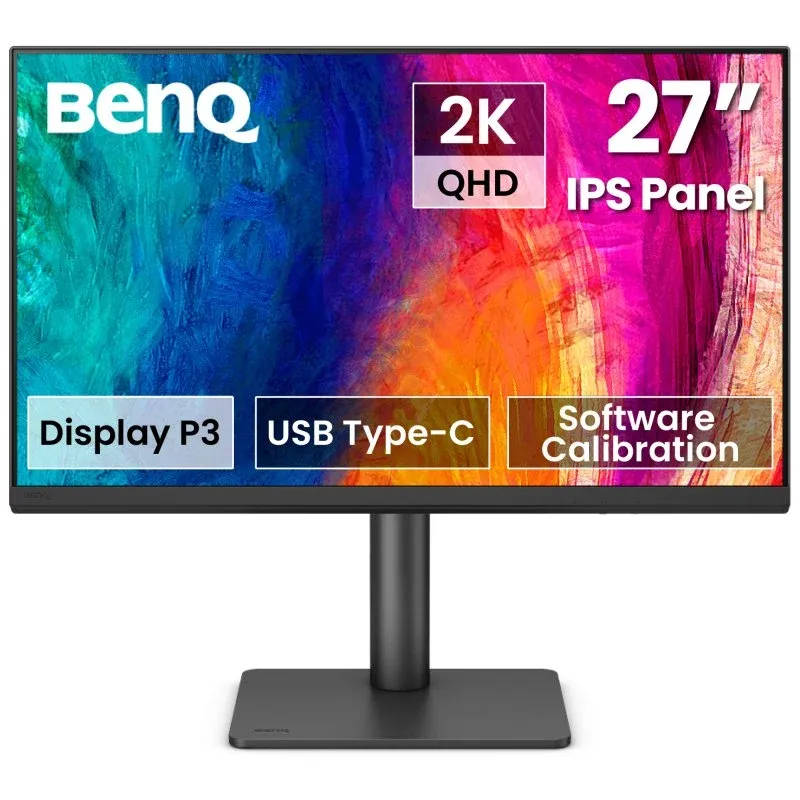 BenQ Creative Pro PD2706QN 27" LED IPS QHD 100Hz com Altifalantes, Altura Ajustável, Validação Pantone e USB-C