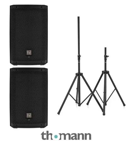 EV ZLX 8P G2 Stereo Stand Bundle