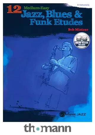 Alfred Music Publishing 12 Medium Jazz Etudes Eb