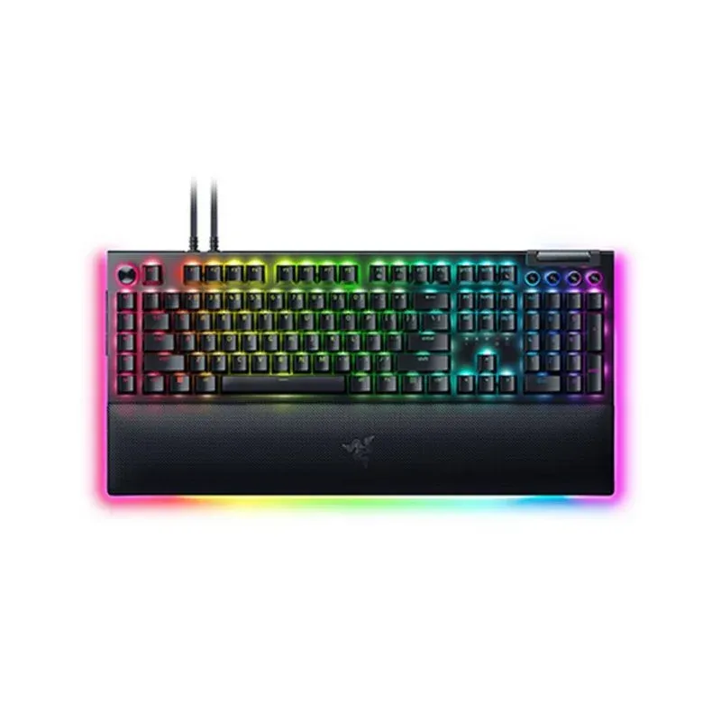 Teclado Razer BlackWidow V4 Pro mecânico switches Yellow RGB QWERTZ alemão