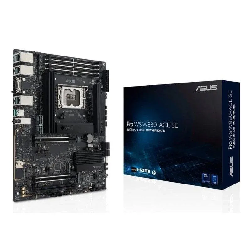 ASUS PRO WS W880-ACE SE Motherboard ATX W880 LGA1851 DDR5 RAID 2.5G LAN Thunderbolt