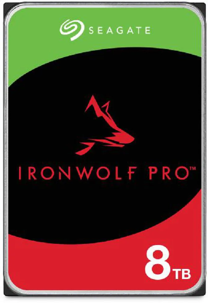 Disco Rígido 3.5 Seagate IronWolf Pro 8TB 7200RPM 256MB Cache 255MB/s SATA 6Gb/s