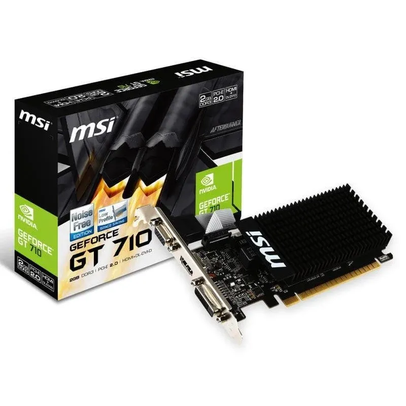 Placa gráfica MSI GeForce GT710 2GB DDR3 Low Profile
