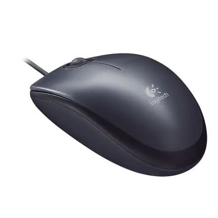 Rato Óptico USB 1000DPI (Preto) - Logitech M90