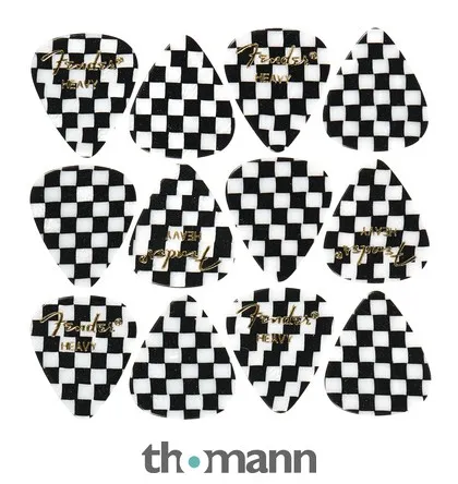 Fender 351 Checker Picks Heavy Set