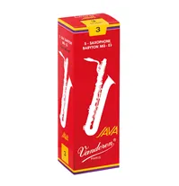 Palheta de Sax Barítono Vandoren Java Filed Red Cut 3.0
