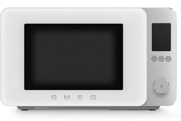 Forno Microondas SMEG MOC02WHMEU (27 L - 50,46 cm - Branco Mate)