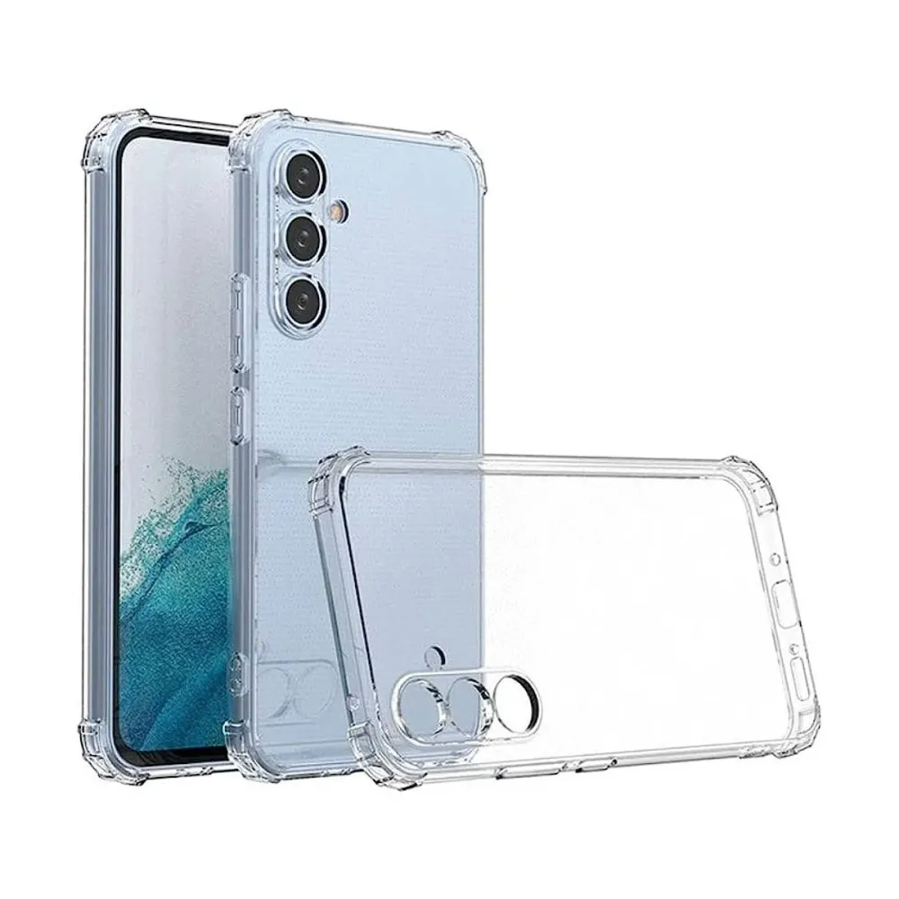 Capa Silicone Reforçado Samsung A34 5G Transparente